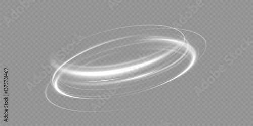 Light white Twirl.Vector eps 10	
