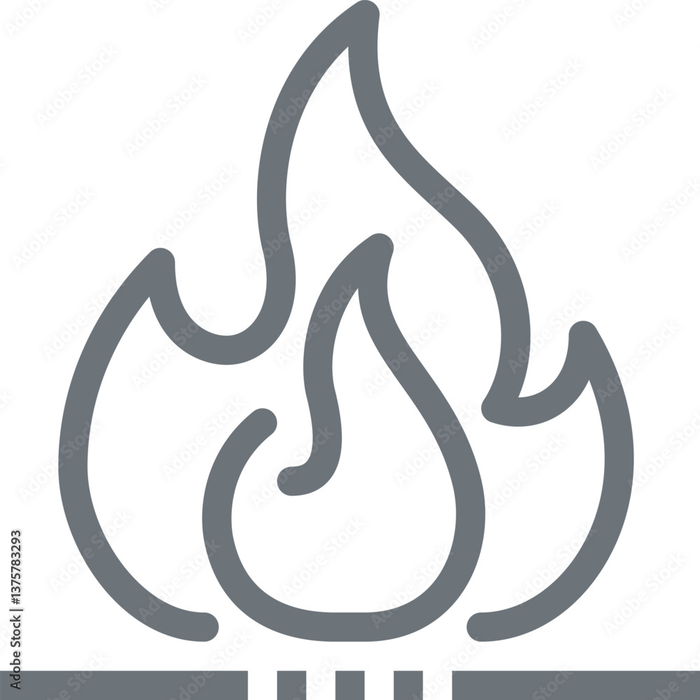 fossil fuel flat line web icon concept fossil fuel flat line web icon concept