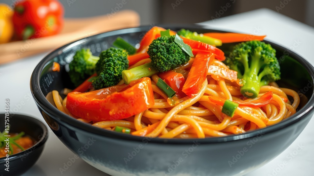 Noodles images, Steaming Hot Asian Noodle Soup with Fresh Vegetables – Spicy & Flavorful Ramen Bowl Noodles images, Steaming Hot Asian Noodle Soup with Fresh Vegetables – Spicy & Flavorful Ramen Bowl