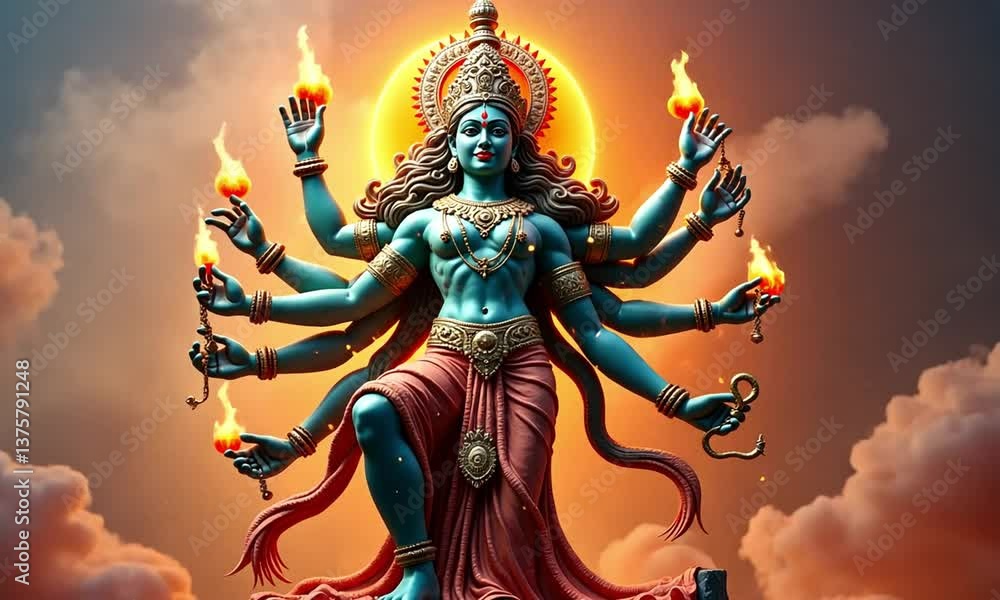 custom made wallpaper toronto digitalMaa Durga, Divine Hindu Goddess