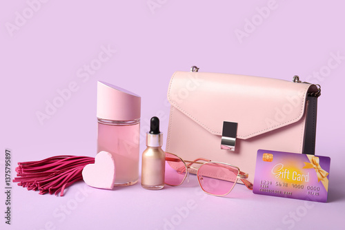 Stylish female accessories,...