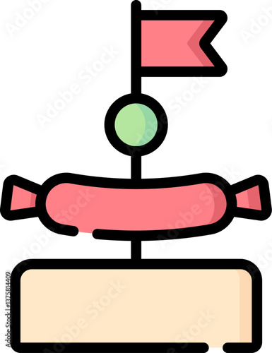 tapas Illustration on a white background