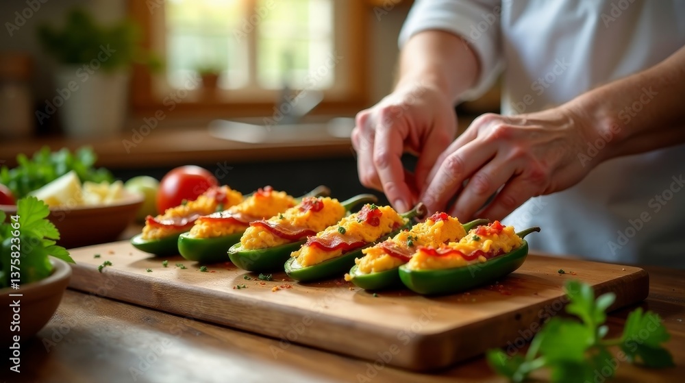 Savory Stuffed Peppers A Culinary Delight Featuring Creamy Cheese and Crispy Bacon Savory Stuffed Peppers A Culinary Delight Featuring Creamy Cheese and Crispy Bacon
