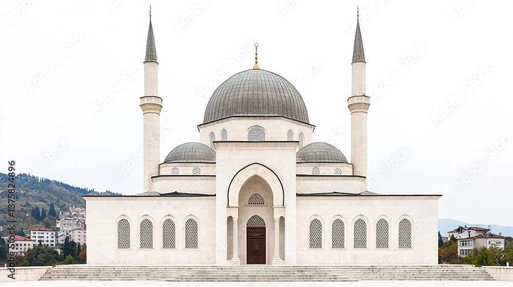 Fototapeta premium Explore gazi husrevbeg mosque sarajevo gigapixel architecture serene environment captivating view