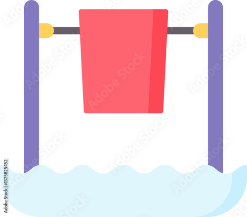 water park Illustration on a white background