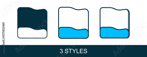 Filled outline Rectangular pillow icon isolated on white background. Cushion sign. Orthopedic pillow. Vector