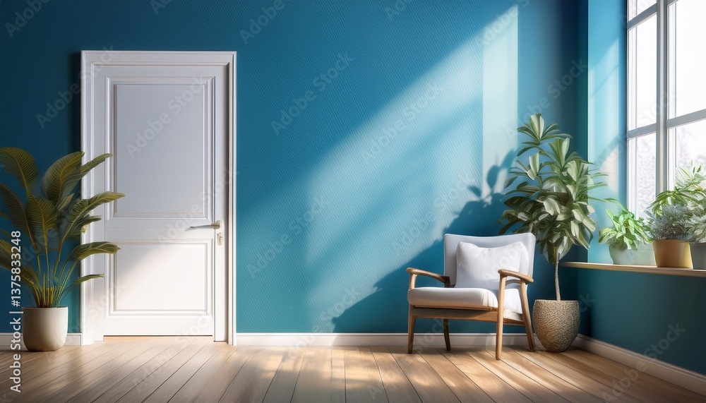 Fototapeta premium modern living room interior