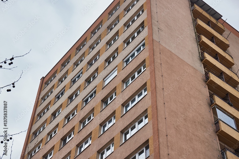 Block of flats apartment building
