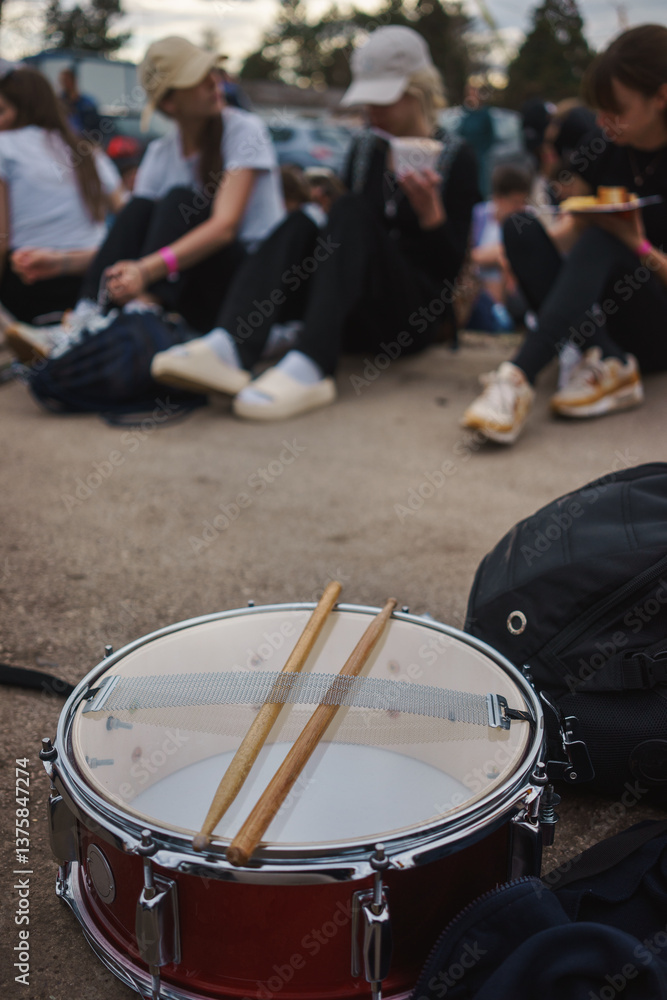 Obraz premium Snare drum at protests