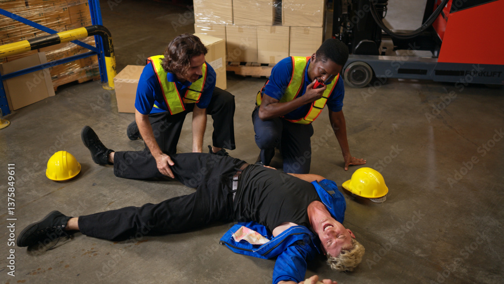 custom made wallpaper toronto digitalA group of warehouse workers were involved in an accident while on duty, Coworkers offered assistance and first aid