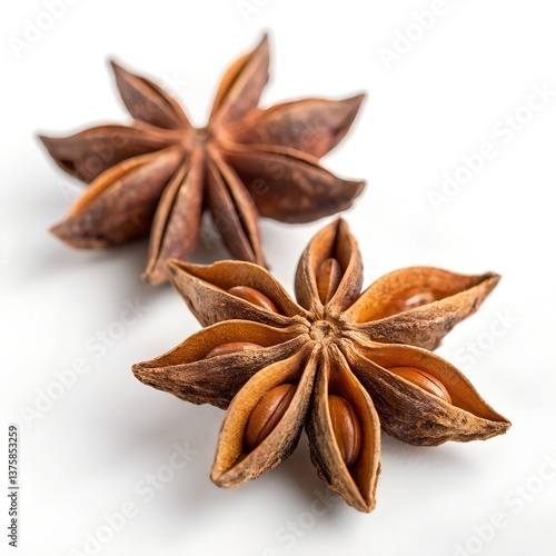 Whole Anise Stars – High-Resolution Studio Shot (8K)
