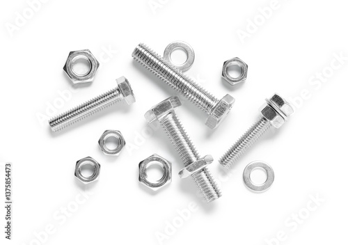 Tap bolts with chrome nuts ...
