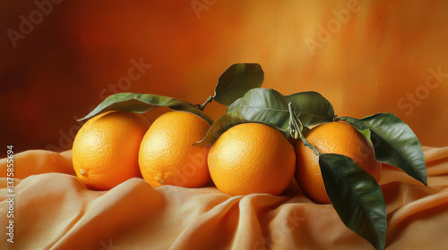 oranges on orange background 