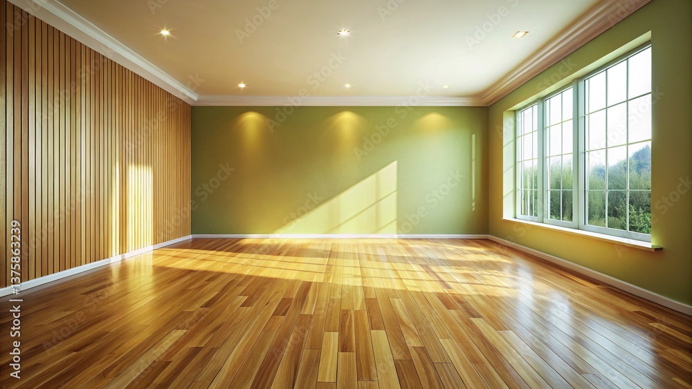 Empty Room Interior Background, Glare, Presentation Empty Room Interior Background, Glare, Presentation
