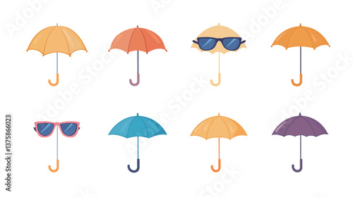Umbrella, Ball, Sunglasses, Sand, and Sun – Summer Beach Essentials