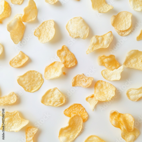 chips on white BG 