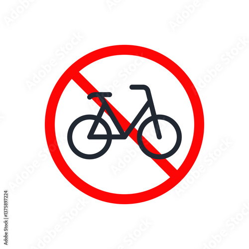 Bicycle editable stroke outline icon isolated on transparent background flat vector illustration. Pixel perfect.