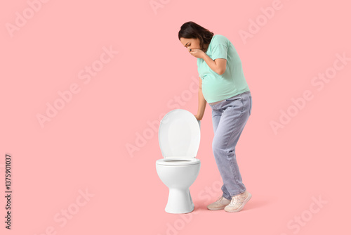Pregnant woman with toxicos...