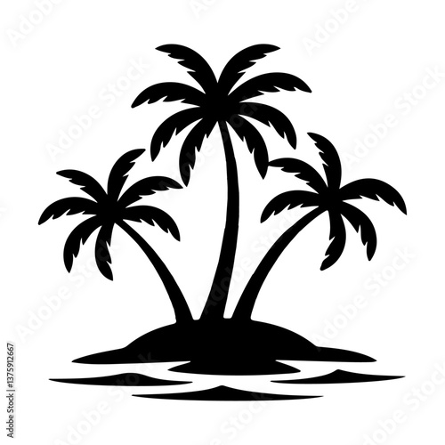 coconut tree vector illustration