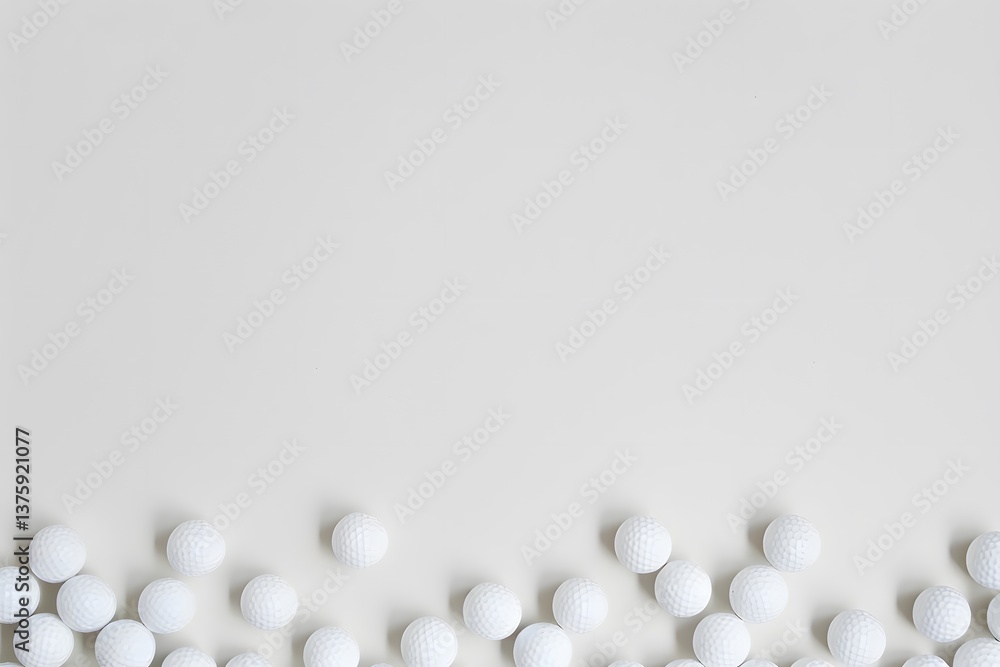 A white background with a bunch of white balls scattered across it A white background with a bunch of white balls scattered across it