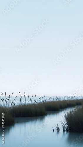 Tranquil Lagoon Reflection