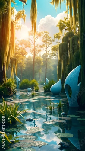 Tranquil Lagoon Serenity