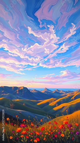 Tranquil Hillside Landscape