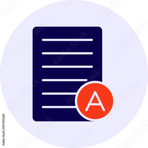 Grades Vector Icon Design