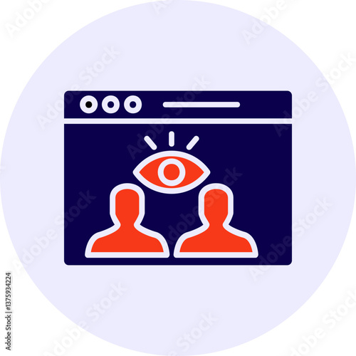Visualization Vector Icon Design