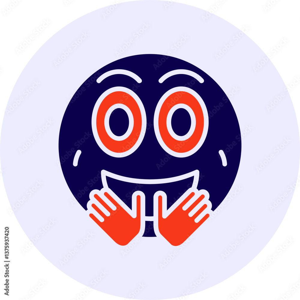 Obraz premium Hug Vector Icon Design