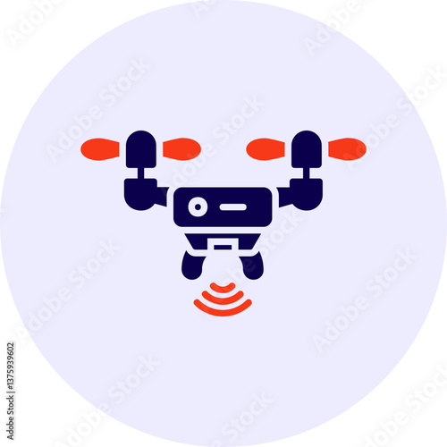 Drone Vector Icon Design