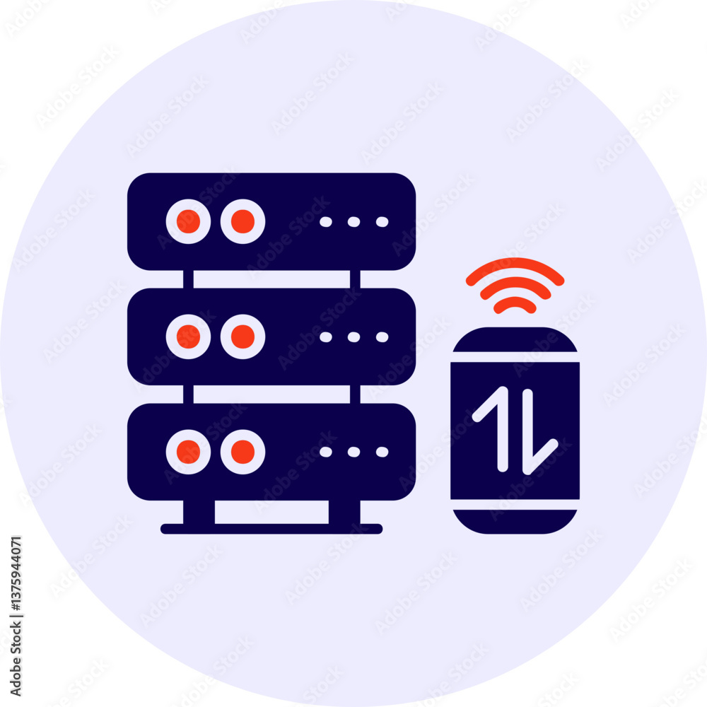 Server Vector Icon Design Server Vector Icon Design