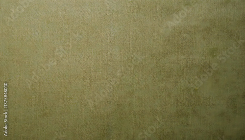 Olive Green Canvas Texture Background with Subtle Shades and Gradients