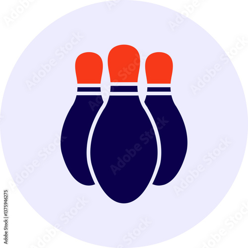 Bowling Pin Vector Icon