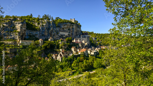 Obraz na płótnie Rocamadour, Lot, Midi-Pyrenees, France w salonie