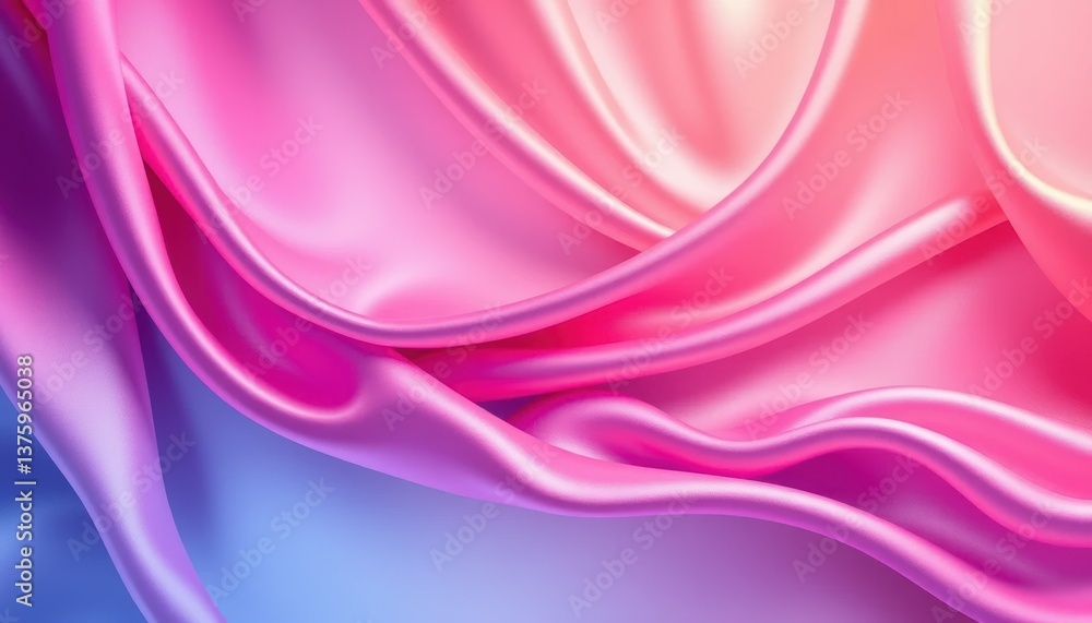 Soft Pink and Purple Flowing Shadowed Fabric Soft Pink and Purple Flowing Shadowed Fabric
