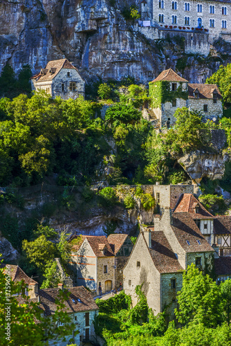 Obraz na płótnie Rocamadour, Lot, Midi-Pyrenees, France w salonie