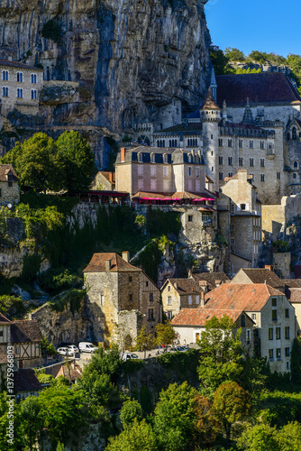 Obraz na płótnie Rocamadour, Lot, Midi-Pyrenees, France w salonie