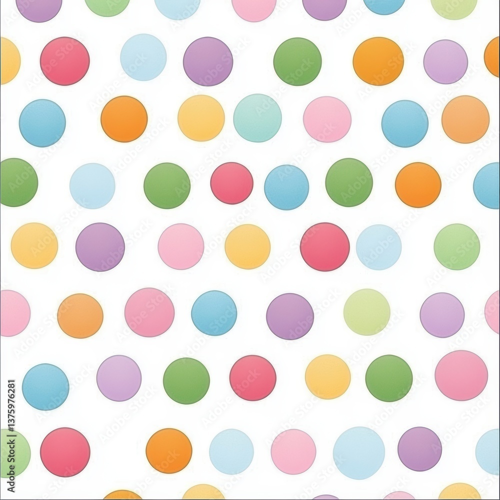 Pastel Polka Dot Pattern. Pastel Polka Dot Pattern.
