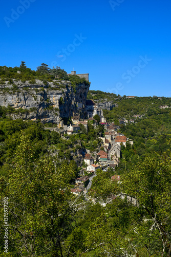 Obraz na płótnie Rocamadour, Lot, Midi-Pyrenees, France w salonie