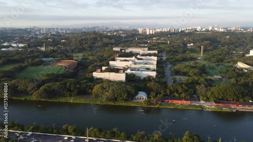Broad view of USP, São Paulo's mega university