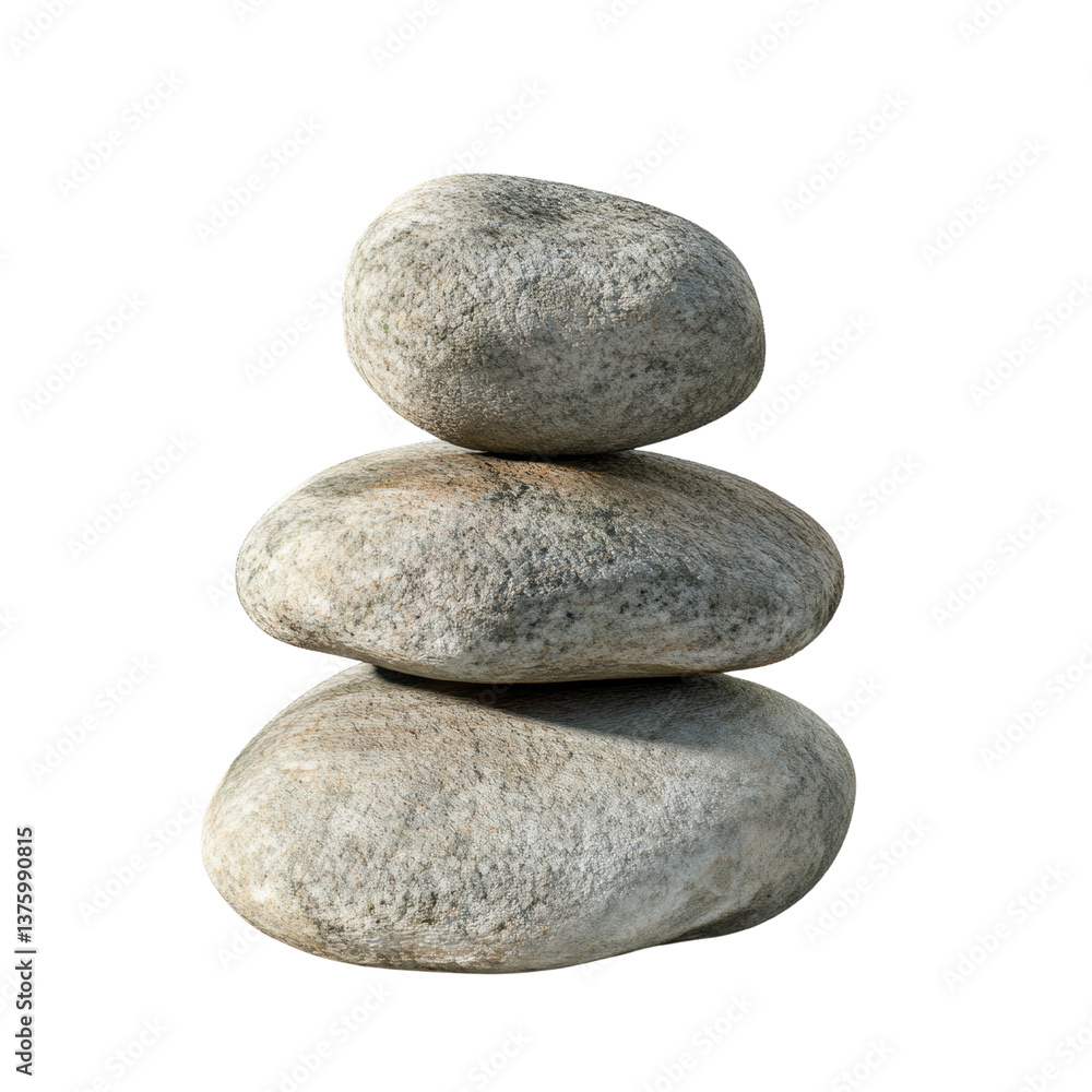 Tranquil Stone Stack for Meditation and Relaxation Tranquil Stone Stack for Meditation and Relaxation