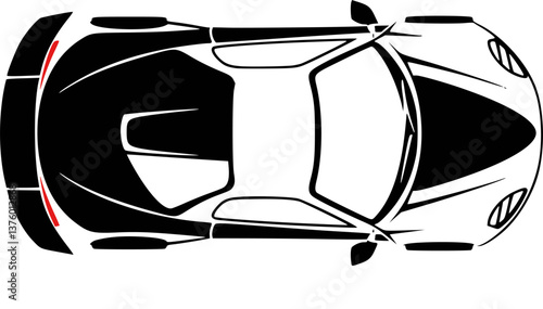 Simple vector icon car
