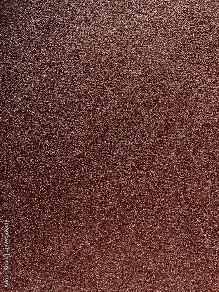 Fototapeta premium Red texture rough surface, sandpaper, abstract background. close up view.