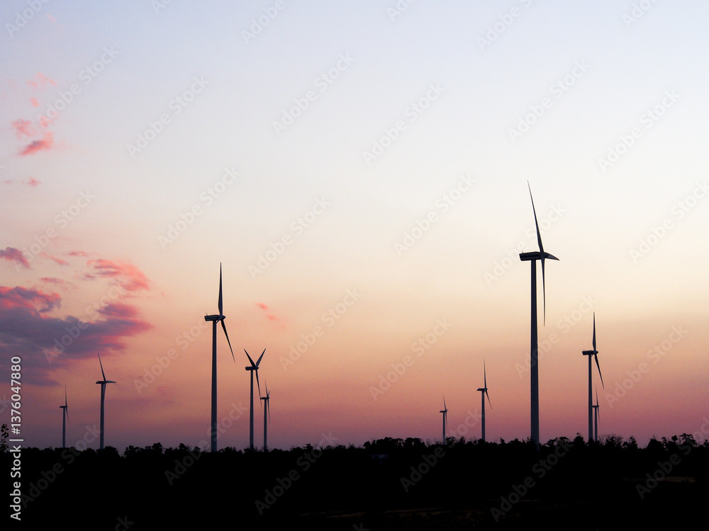 windpark, Burgenland, Austria