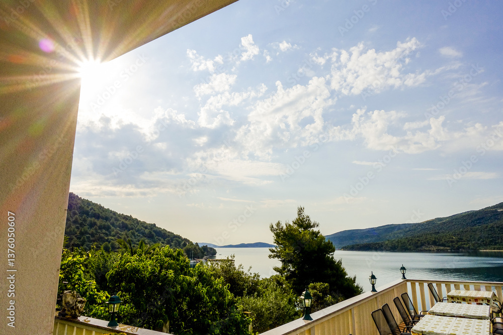Badeort Marina, Dalmatien, Kroatien