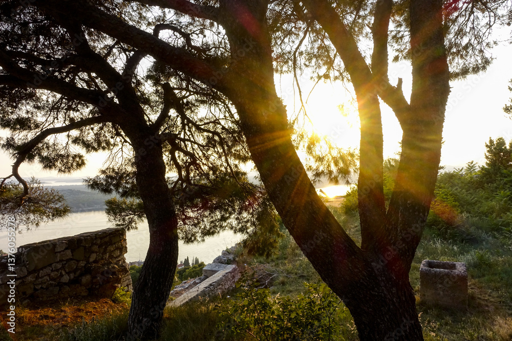 Abendstimmung, Sibenik, Dalmatien, Kroatien