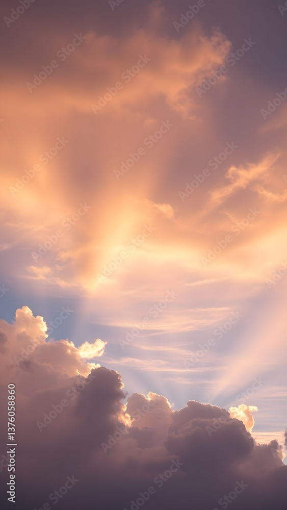 Fototapeta premium Serene Sunset Glow