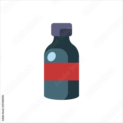 An illustration of a soda bottle, showcasing its iconic design.