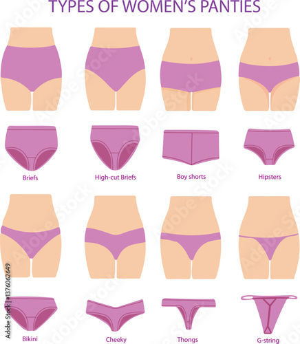 set of women's panties